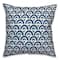 Scallop Pattern 18" x 18" Indoor / Outdoor Pillow
